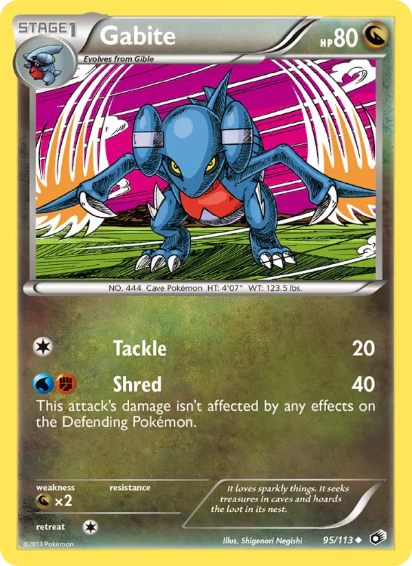 Gabite 95 — Legendary Treasures 95, Normal finish