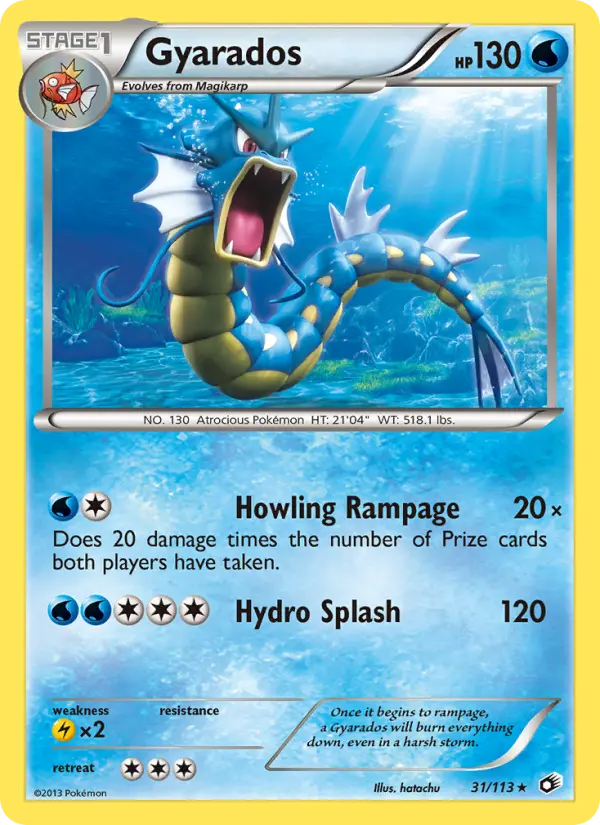 Gyarados 31 — Legendary Treasures 31, Normal finish