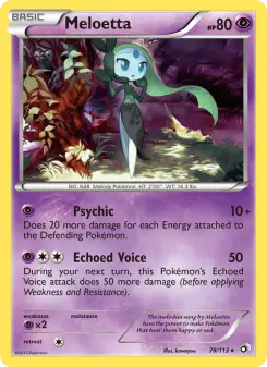 Meloetta — Legendary Treasures 78