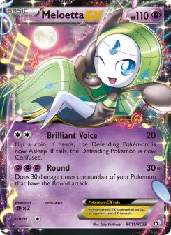 Meloetta-EX RC11 — Legendary Treasures