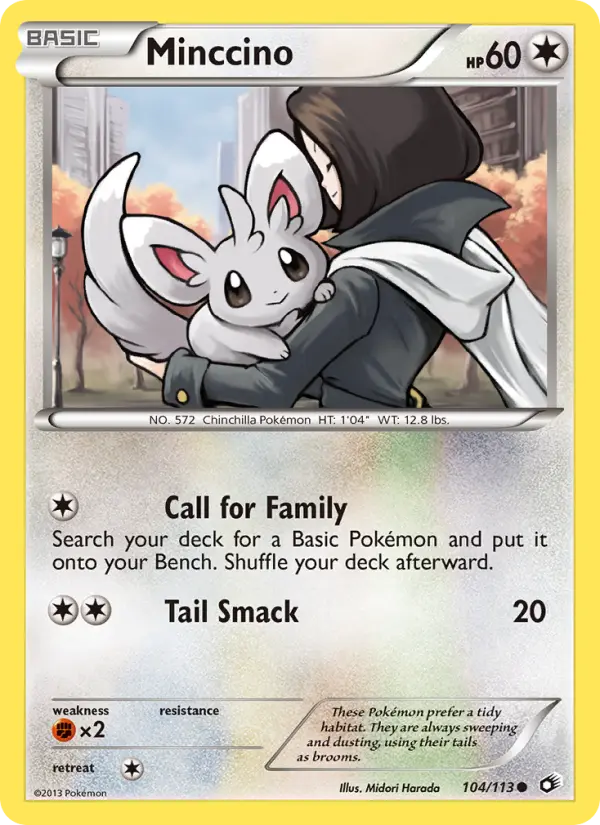 Minccino 104 — Legendary Treasures 104, Normal finish