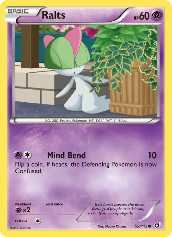 Ralts 59 — Legendary Treasures 59, Normal finish