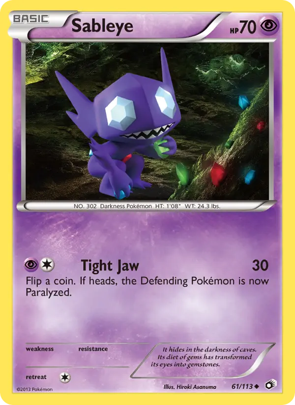 Sableye 61 — Legendary Treasures 61, Normal finish