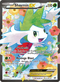 Shaymin-EX — Legendary Treasures #RC21
