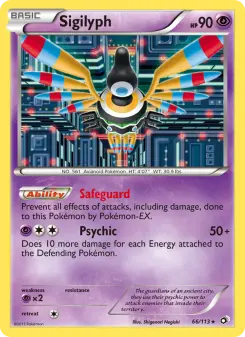 Sigilyph — Legendary Treasures 66
