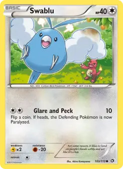 Swablu — Legendary Treasures #103