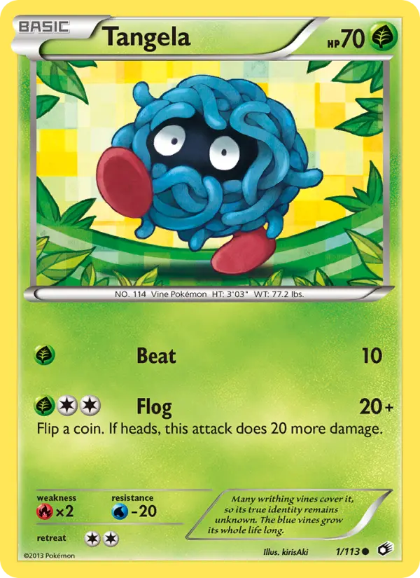 Tangela 1 — Legendary Treasures 1, Normal finish