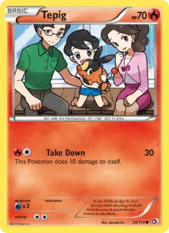 Tepig 25 — Legendary Treasures