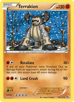 Terrakion 84 — Legendary Treasures