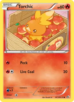 Torchic — Legendary Treasures #RC5
