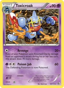 Toxicroak 63 — Legendary Treasures
