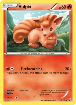 Vulpix — Legendary Treasures #20