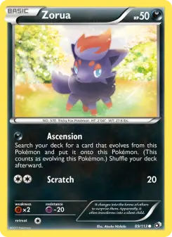 Zorua 89 — Legendary Treasures