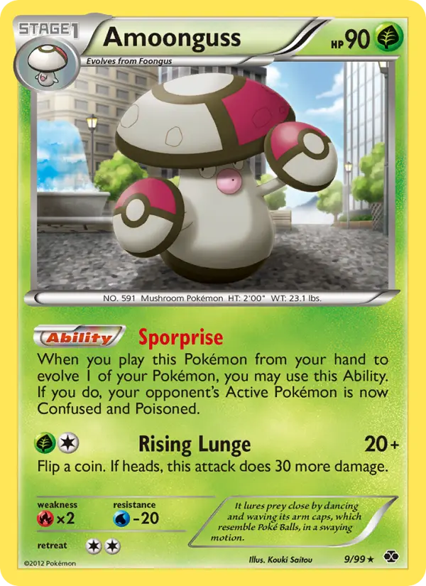Amoonguss 9 card from Next Destinies