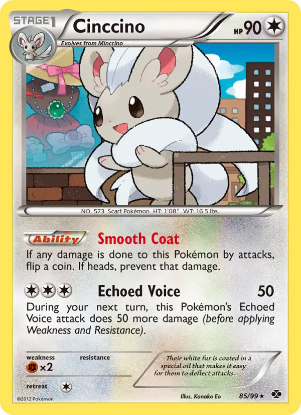 Cinccino 85 card from Next Destinies