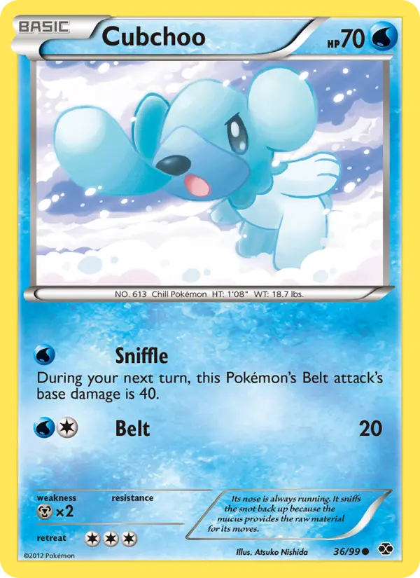 Cubchoo 36 — Next Destinies 36, Normal finish