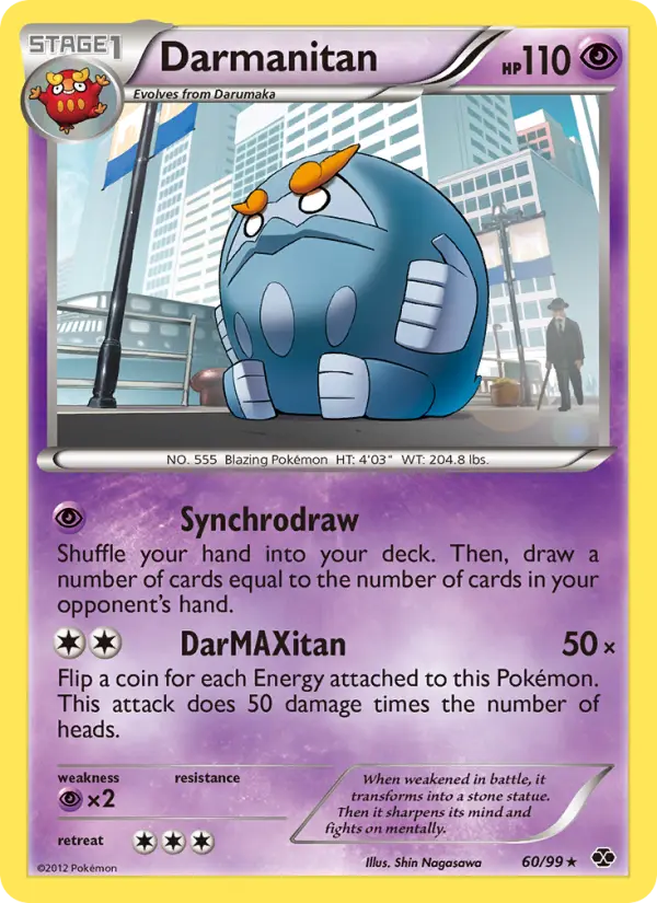 Darmanitan 60 card from Next Destinies