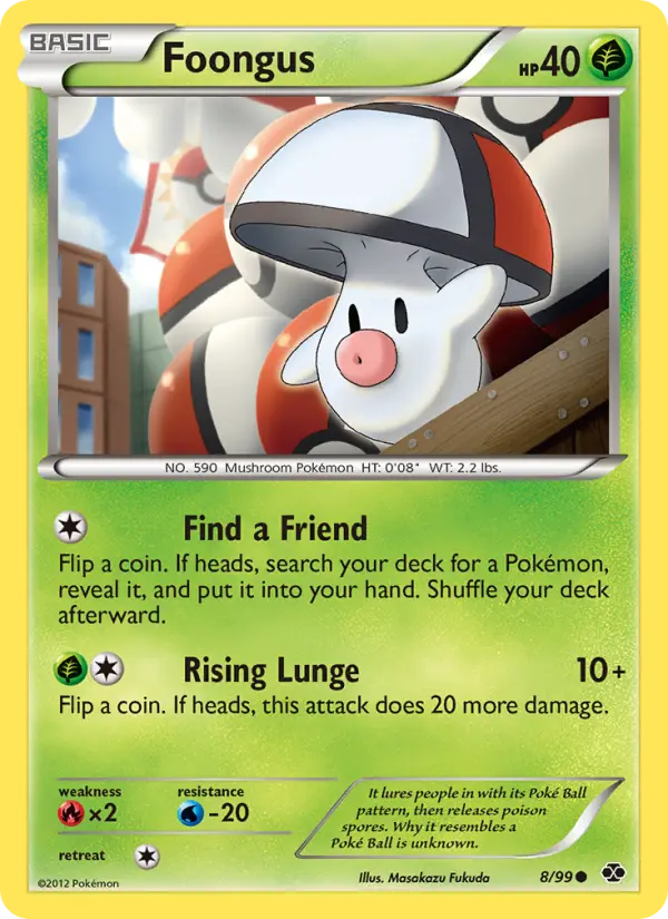 Foongus 8 card from Next Destinies
