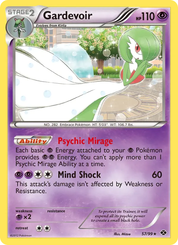Gardevoir 57 card from Next Destinies