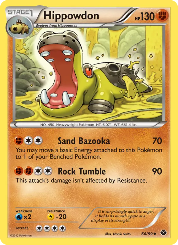 Hippowdon 66 card from Next Destinies