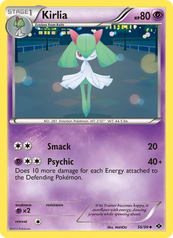 Kirlia 56 card from Next Destinies
