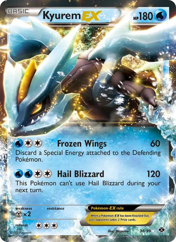 Kyurem-EX 38 card from Next Destinies