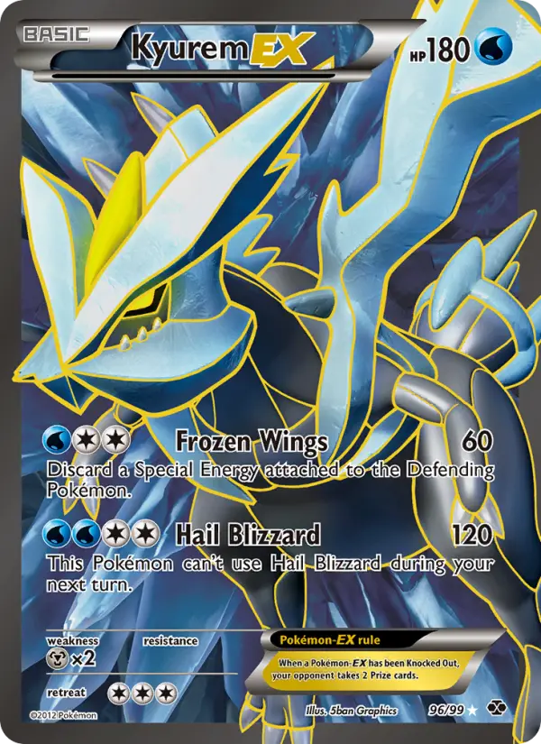 Kyurem-EX 96 — Next Destinies 96, Holofoil finish