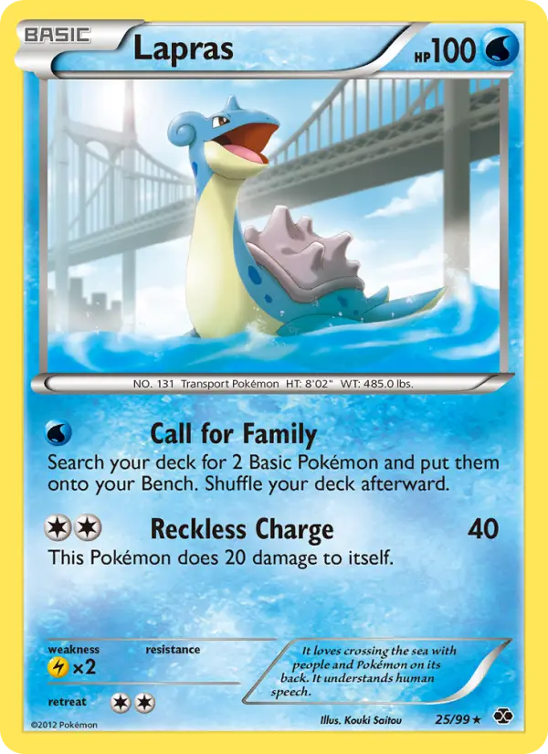 Lapras 25 card from Next Destinies
