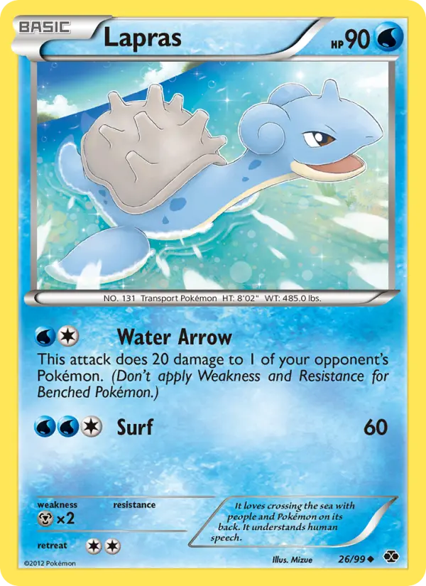 Lapras 26 card from Next Destinies