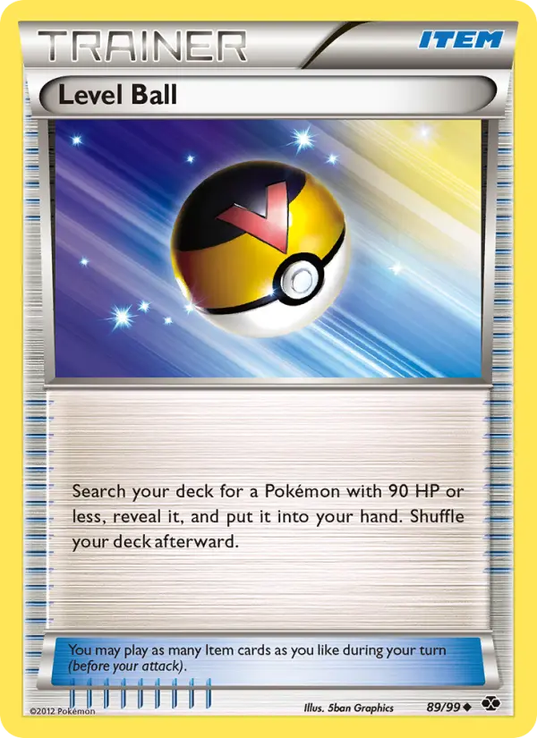 Level Ball 89 — Next Destinies 89, Normal finish