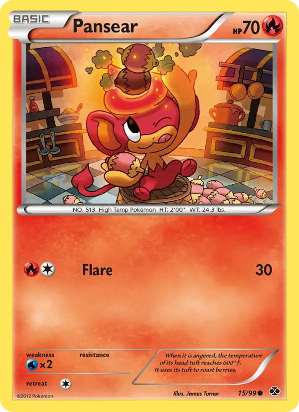 Pansear 15 card from Next Destinies