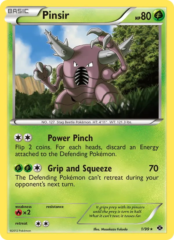 Pinsir 1 card from Next Destinies