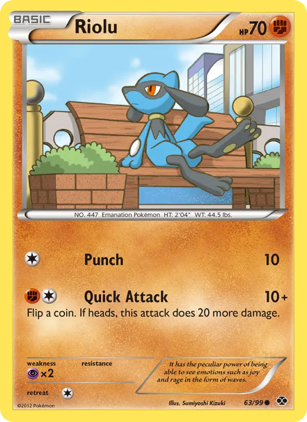 Riolu 63 — Next Destinies 63, Normal finish