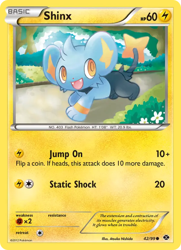 Shinx 42 card from Next Destinies