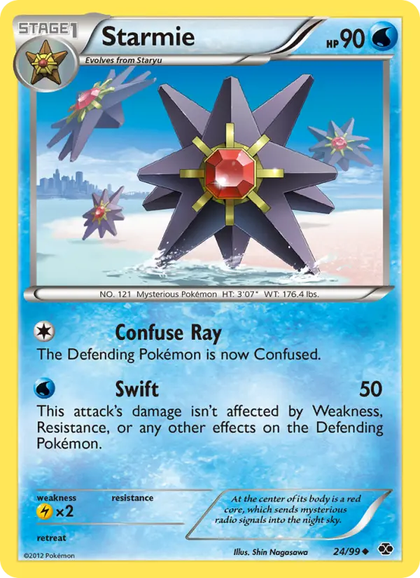 Starmie 24 card from Next Destinies
