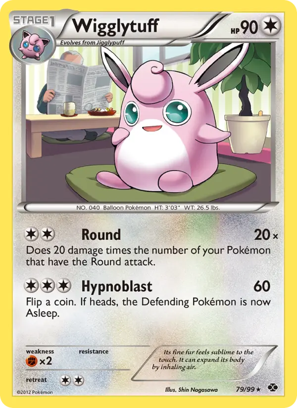 Wigglytuff 79 card from Next Destinies