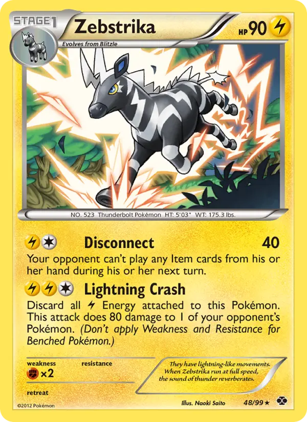 Zebstrika 48 card from Next Destinies