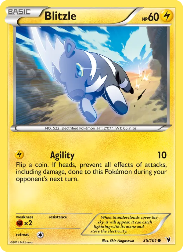 Blitzle 35 card from Noble Victories