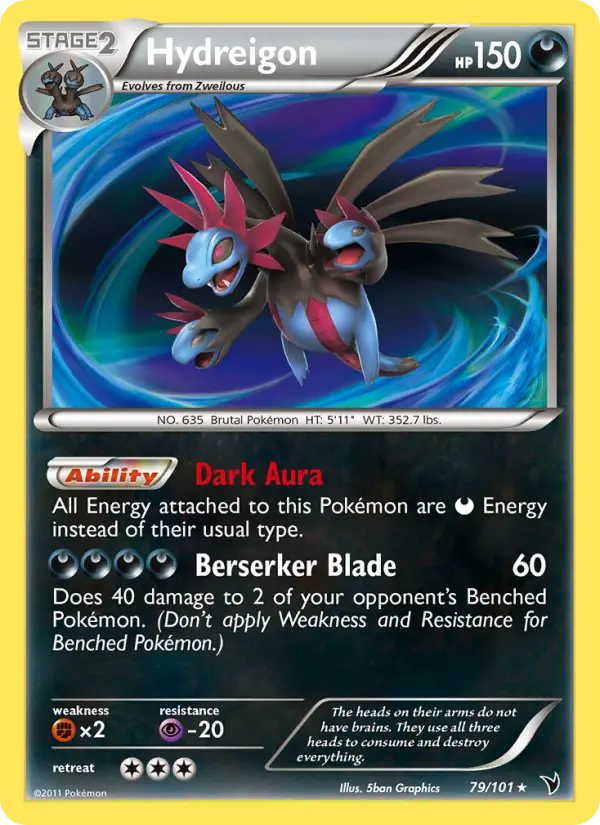 Hydreigon 79 — Noble Victories 79, Holofoil finish