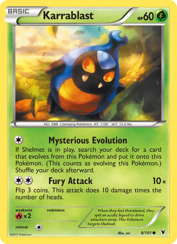 Karrablast 8 card from Noble Victories