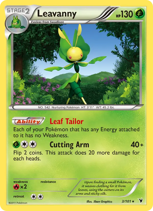 Leavanny 3 card from Noble Victories