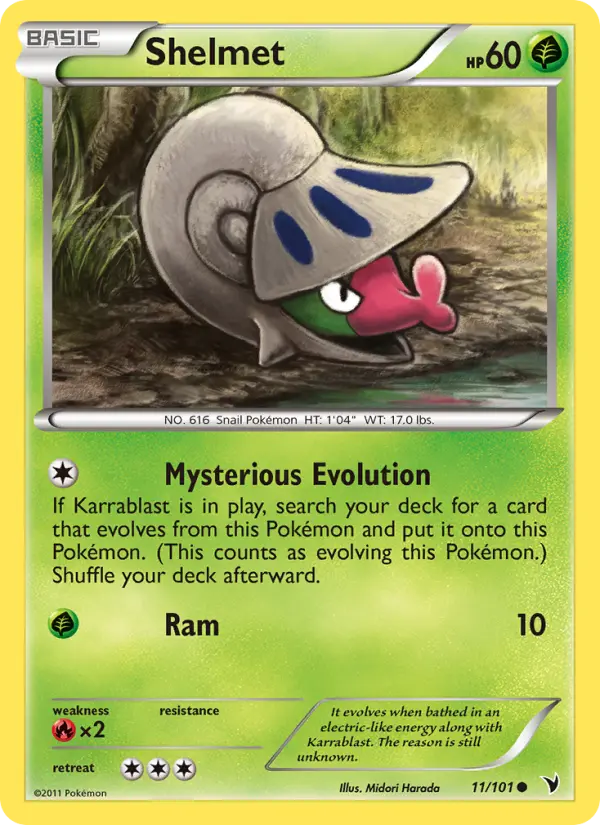 Shelmet 11 card from Noble Victories