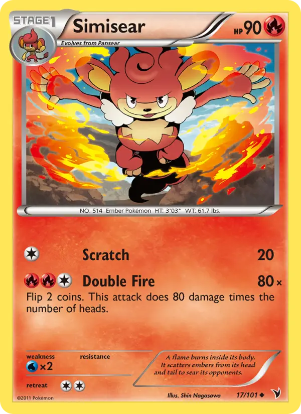 Simisear 17 card from Noble Victories
