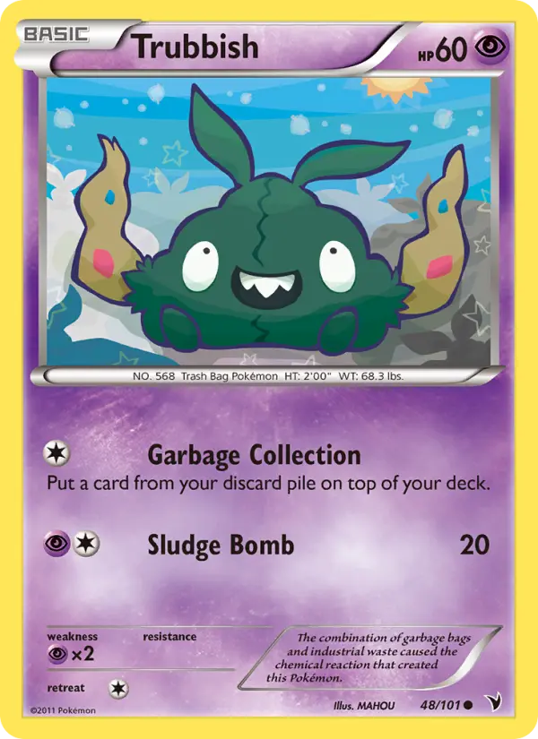 Trubbish 48 card from Noble Victories