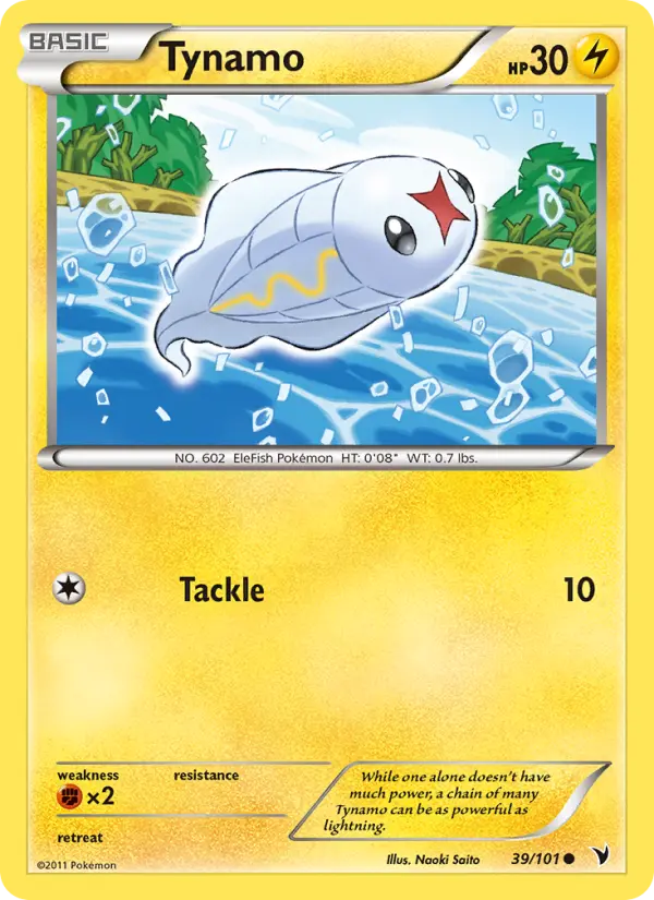 Tynamo 39 card from Noble Victories