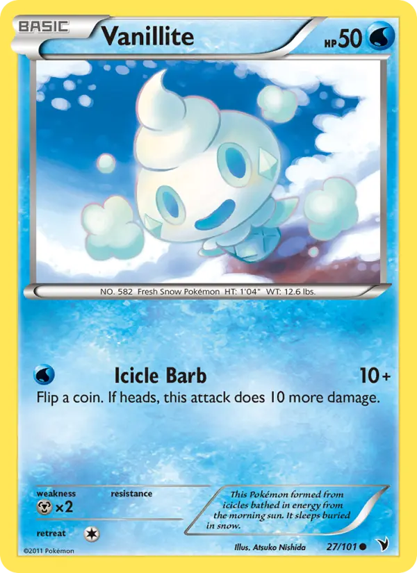 Vanillite 27 card from Noble Victories