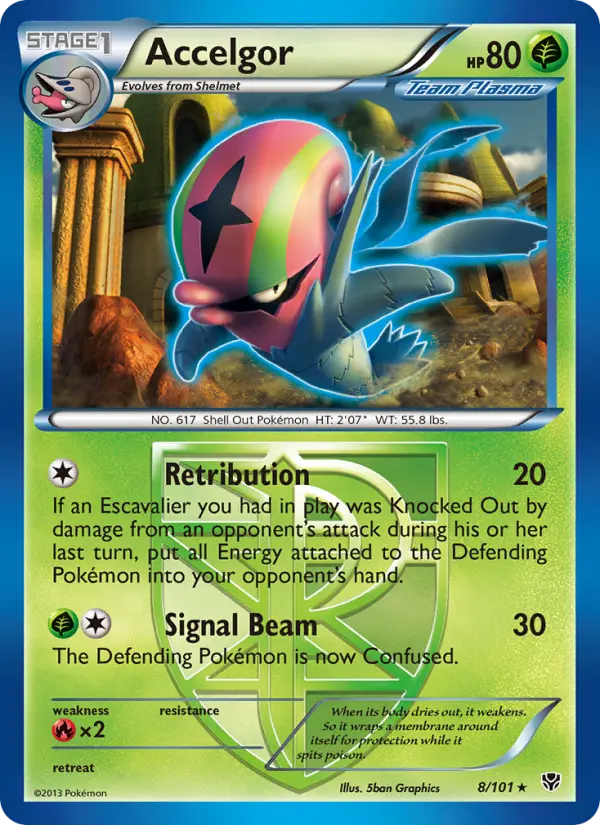 Accelgor 8 card from Plasma Blast