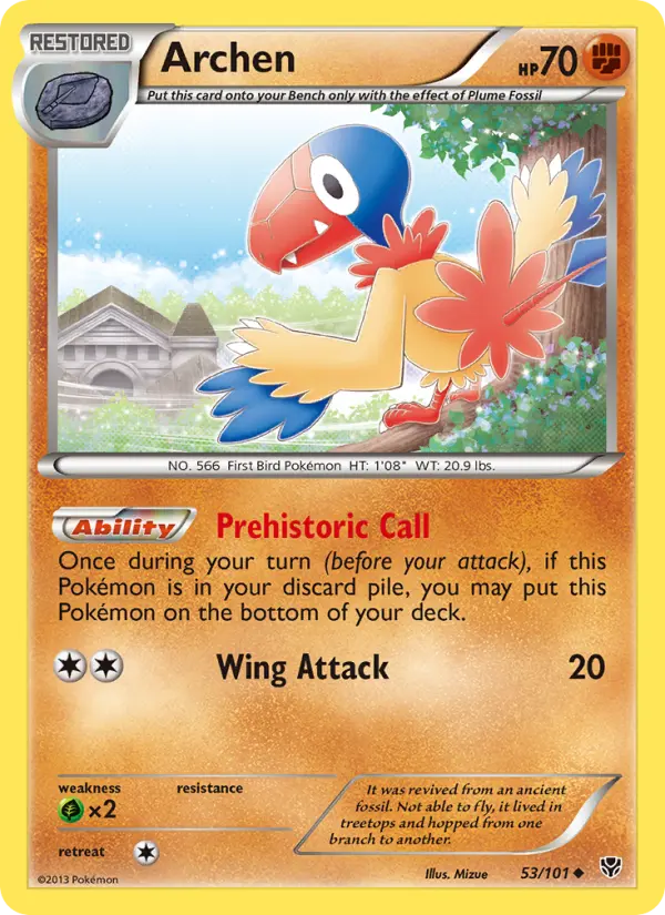 Archen 53 card from Plasma Blast