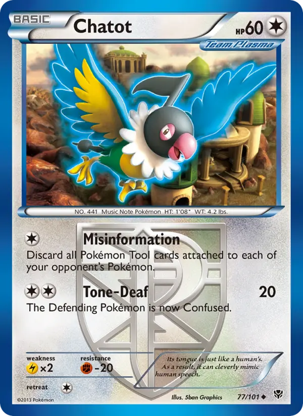 Chatot 77 — Plasma Blast 77, Normal finish
