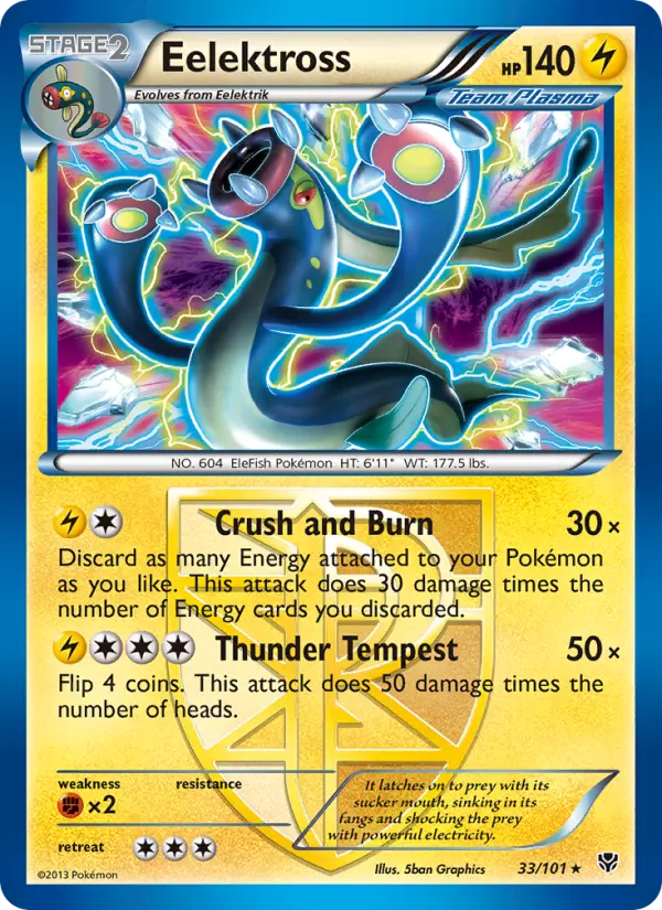 Eelektross 33 card from Plasma Blast